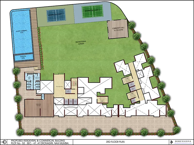 Ev Homes Group Vashi Map typical plan